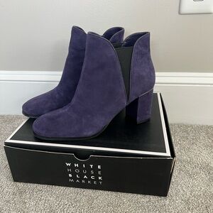 WHBM Boots Purple Suede